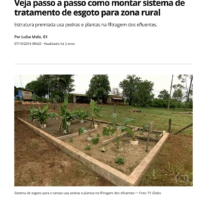 Água  Tratamento de Esgoto com Plantas para Zona Rural - EF II