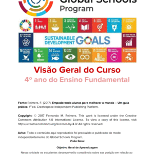 GLOBAL SCHOOLS   4º ano  Cidadania Global   Comunidade sustentável e cuidado com meio ambiente - EF I