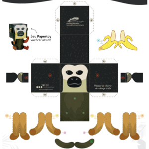 Paper Toy Macaco Mamirauá - EF I, EF II