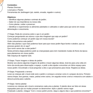 School Ground  Jardinagem e Paisagismo - EF I, EF II